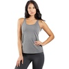 image:image90 Degree By Reflex  Power Flex Racerback Tank TopHeather CharcoalBlack