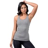 image:image90 Degree By Reflex  Power Flex Racerback Tank TopHeather Silver Grey