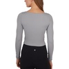 image:image90 Degree By Reflex 2 Pack Contour Long Sleeve Top Square Neck Lightweight Soft Cropped Shirt for WomenWeathervaneGardenia