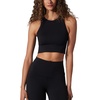 image:image90 Degree By Reflex 3Pack Seamless Ribbed Tank Tops for Women  Short Length Mid Length and Full Length Tank VarietiesBlack  Black  Black