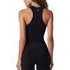 image:image90 Degree By Reflex 3Pack Seamless Ribbed Tank Tops for Women  Short Length Mid Length and Full Length Tank VarietiesBlack  Black  Black