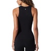 image:image90 Degree By Reflex 3Pack Seamless Ribbed Tank Tops for Women  Short Length Mid Length and Full Length Tank VarietiesWhiteHtrgreyBlack