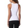 image:image90 Degree By Reflex 3Pack Seamless Ribbed Tank Tops for Women  Short Length Mid Length and Full Length Tank VarietiesWhiteWhiteWhite