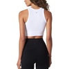 image:image90 Degree By Reflex 3Pack Seamless Ribbed Tank Tops for Women  Short Length Mid Length and Full Length Tank VarietiesWhiteWhiteWhite