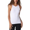 image:image90 Degree By Reflex 3Pack Seamless Ribbed Tank Tops for Women  Short Length Mid Length and Full Length Tank VarietiesWhiteWhiteWhite