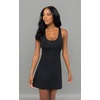 image:image90 Degree By Reflex Airlux Courtside Utility Dress with Builtin BraBlack
