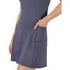 image:image90 Degree By Reflex Airlux Courtside Utility Dress with Builtin BraNightshadow Blue