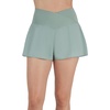 image:image90 Degree By Reflex Crossover Waist Flowy Skort with Built in ShortsGreen Milieu