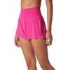 image:image90 Degree By Reflex Crossover Waist Flowy Skort with Built in ShortsPink Peacock