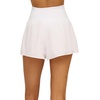 image:image90 Degree By Reflex Crossover Waist Flowy Skort with Built in ShortsWhite