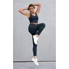 image:image90 Degree By Reflex Everyday Cloud Support Crop Tank with Builtin BraBlack