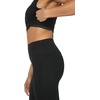 image:image90 Degree By Reflex Everyday Cloud Support Crop Tank with Builtin BraBlack