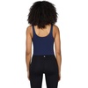 image:image90 Degree By Reflex Everyday Cloud Support Crop Tank with Builtin BraNaval Blue
