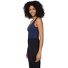 image:image90 Degree By Reflex Everyday Cloud Support Crop Tank with Builtin BraNaval Blue