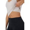 image:image90 Degree By Reflex Everyday Cloud Support Crop Tank with Builtin BraShadow Rock