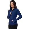 image:image90 Degree By Reflex Full Zip Running Track Jacket Lightweight Athletic Slim Fit Jacket with ThumbholesBlue Depths