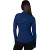 image:image90 Degree By Reflex Full Zip Running Track Jacket Lightweight Athletic Slim Fit Jacket with ThumbholesBlue Depths