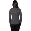 image:image90 Degree By Reflex Full Zip Running Track Jacket Lightweight Athletic Slim Fit Jacket with ThumbholesHeather Charcoal Fleece Lined
