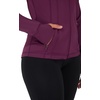 image:image90 Degree By Reflex Full Zip Running Track Jacket Lightweight Athletic Slim Fit Jacket with ThumbholesItalian Plum