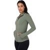 image:image90 Degree By Reflex Full Zip Running Track Jacket Lightweight Athletic Slim Fit Jacket with ThumbholesMountain Sage