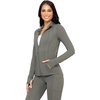 image:image90 Degree By Reflex Full Zip Running Track Jacket Lightweight Athletic Slim Fit Jacket with ThumbholesMulled Basil