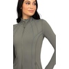 image:image90 Degree By Reflex Full Zip Running Track Jacket Lightweight Athletic Slim Fit Jacket with ThumbholesMulled Basil