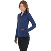 image:image90 Degree By Reflex Full Zip Running Track Jacket Lightweight Athletic Slim Fit Jacket with ThumbholesNaval Blue