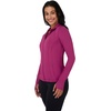 image:image90 Degree By Reflex Full Zip Running Track Jacket Lightweight Athletic Slim Fit Jacket with ThumbholesPlum Violet