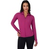 image:image90 Degree By Reflex Full Zip Running Track Jacket Lightweight Athletic Slim Fit Jacket with ThumbholesPlum Violet