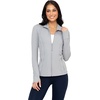image:image90 Degree By Reflex Full Zip Running Track Jacket Lightweight Athletic Slim Fit Jacket with ThumbholesSleet