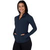 image:image90 Degree By Reflex Full Zip Running Track Jacket Lightweight Athletic Slim Fit Jacket with ThumbholesTrue Navy