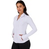 image:image90 Degree By Reflex Full Zip Running Track Jacket Lightweight Athletic Slim Fit Jacket with ThumbholesWhite