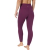 image:image90 Degree By Reflex High Waist Power Flex Tummy Control LeggingsItalian Plum