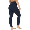 image:image90 Degree By Reflex High Waist Power Flex Tummy Control LeggingsTrue Navy