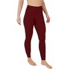image:image90 Degree By Reflex High Waist Power Flex Tummy Control LeggingsUptown Red