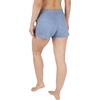image:image90 Degree By Reflex Lightweight Lounge Heather Shorts Drawstring Casual Summer Sleep Short Shorts for WomenHeather Blue Indigo