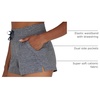 image:image90 Degree By Reflex Lightweight Lounge Heather Shorts Drawstring Casual Summer Sleep Short Shorts for WomenHeather Charcoal