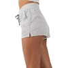 image:image90 Degree By Reflex Lightweight Lounge Heather Shorts Drawstring Casual Summer Sleep Short Shorts for WomenHeather Cool Grey