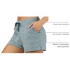 image:image90 Degree By Reflex Lightweight Lounge Heather Shorts Drawstring Casual Summer Sleep Short Shorts for WomenHeather Sage