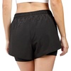 image:image90 Degree By Reflex Lightweight Workout Shorts 2 in 1 Running Yoga Gym Shorts with Inner Biker Short PocketsBlack WShort