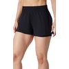 image:image90 Degree By Reflex Lightweight Workout Shorts 2 in 1 Running Yoga Gym Shorts with Inner Biker Short PocketsBlack WShort No Drawstring