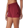 image:image90 Degree By Reflex Lightweight Workout Shorts 2 in 1 Running Yoga Gym Shorts with Inner Biker Short PocketsTibetan Red WShort
