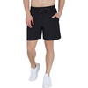 image:image90 Degree By Reflex Mens Lightweight Quick Dry Workout Short 7 Side Zipper Pocket Shorts with DrawstringBlack