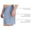 image:image90 Degree By Reflex Mens Lightweight Quick Dry Workout Short 7 Side Zipper Pocket Shorts with DrawstringRain Washed