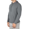 image:image90 Degree By Reflex Mens Super Soft Waffle Hoodie with Kangaroo PocketLava Smoke