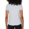 image:image90 Degree By Reflex Short Sleeve Top VNeck Soft Gym Shirt for Women  2 PackHeather Gray DawnBlack