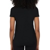 image:image90 Degree By Reflex Short Sleeve Top VNeck Soft Gym Shirt for Women  2 PackHeather Gray DawnBlack