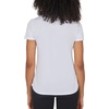 image:image90 Degree By Reflex Short Sleeve Top VNeck Soft Gym Shirt for Women  2 PackHeather Orchid HazeWhite