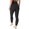 image:image90 Degree By Reflex Squat Proof Elastic Free Super High Waisted Tummy Control Ankle Leggings with PocketsBlack