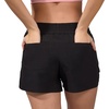 image:image90 Degree By Reflex Stretch Woven Lightweight Walking Shorts with Side PocketsBlack Zipper Pocket